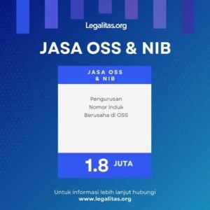Jasa pengurusan NIB dan OSS
